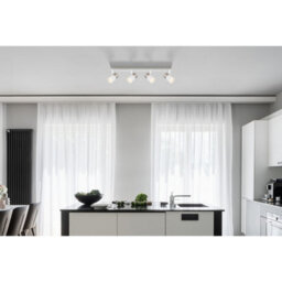 Luminosa Lighting Luminosa Brisbon Ceiling Spotlight Bar White Matt 4X Gu10 - thumbnail 6