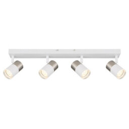 Luminosa Lighting Luminosa Brisbon Ceiling Spotlight Bar White Matt 4X Gu10 - thumbnail 3