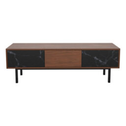 "Avf Skyline 1.4M Tv Stand, For Tvs Up To 65"" - Walnut & Black Marble" - thumbnail 3