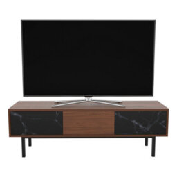 "Avf Skyline 1.4M Tv Stand, For Tvs Up To 65"" - Walnut & Black Marble" - thumbnail 4