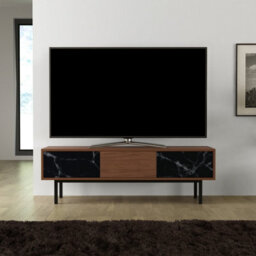 "Avf Skyline 1.4M Tv Stand, For Tvs Up To 65"" - Walnut & Black Marble"