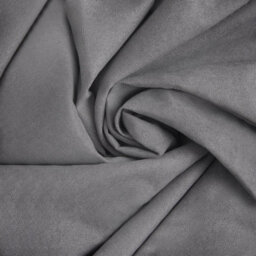 Luxury Living Velvet Chenille Eyelet Curtains Ready Made Pair Slate - thumbnail 2