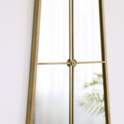 Charles Bentley Copenhagen Mirror In Gold Weather Resistant - thumbnail 3