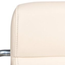 Beliani Desk Chair Candor Faux Leather Off-White - thumbnail 6