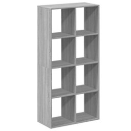 Vidaxl Room Divider Bookcase Grey Sonoma 69.5X29X137.5 Cm Engineered Wood - thumbnail 7
