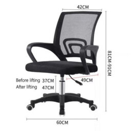 Style 1 Mesh Office Chair Computer Gaming Chairs Executive Chairs Study Desk Chair - thumbnail 6
