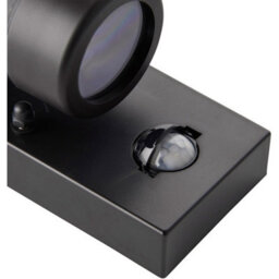 Up & Down Ip44 Outdoor Wall Light With Pir Sensor - 2 X 7W Led Gu10 - Matt Black - thumbnail 4