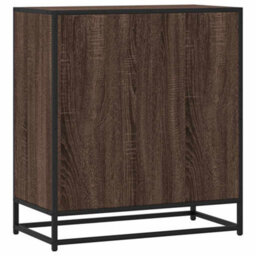 Walplus Sideboard Brown Oak 68X35X76 Cm Engineered Wood And Metal - thumbnail 6