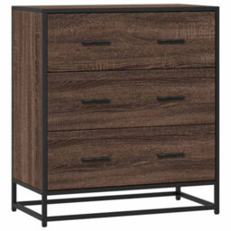 Walplus Sideboard Brown Oak 68X35X76 Cm Engineered Wood And Metal - thumbnail 2