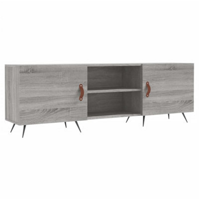Berkfield Sturdy Tv Cabinet Grey Sonoma 150X30X50 Cm Engineered Wood - image 1