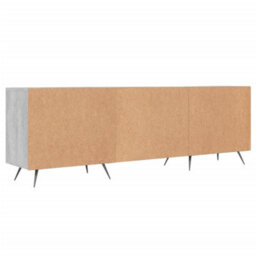 Berkfield Sturdy Tv Cabinet Grey Sonoma 150X30X50 Cm Engineered Wood - thumbnail 8