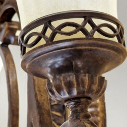 Luminosa Lighting Elstead Drawing Room 2 Light Indoor Wall Light Walnut, E27 - thumbnail 3