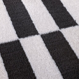 The Rugs Loft Dark Grey And Ivory Striped Living Room Area Rug And Runners Soft Pile - thumbnail 5