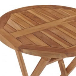 Berkfield 3 Piece Garden Dining Set Solid Wood Teak - thumbnail 8