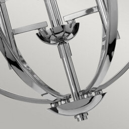 Luminosa Lighting Elstead Hinkley Fredrick Ramond Mondo 3 Light Chandelier Polished Chrome - thumbnail 2