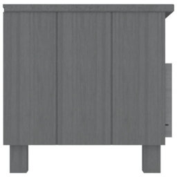 Berkfield Sturdy Tv Cabinet Dark Grey 106X40X40 Cm Solid Wood Pine - thumbnail 4