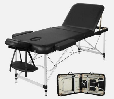 Massage Table 3 Fold Masage Bed Alumium Alloy Massage Couch Portable Salon Bed - image 1