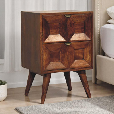 Artisan Furniture Solid Wood Quad Bedside - image 1