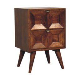 Artisan Furniture Solid Wood Quad Bedside - thumbnail 3