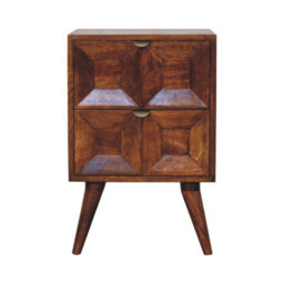 Artisan Furniture Solid Wood Quad Bedside - thumbnail 2