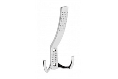 B2C Coat Hat Hooks Twin Robe Door Dress Bathroom Towel Bag Wall Hanger Satin Wz-A0 - image 1