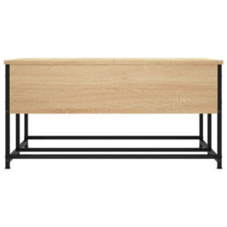 Berkfield Coffee Table Sonoma Oak 80X80X40 Cm Engineered Wood - thumbnail 7