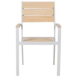Beliani Set Of 4 Garden Chairs Prato Beige - thumbnail 5