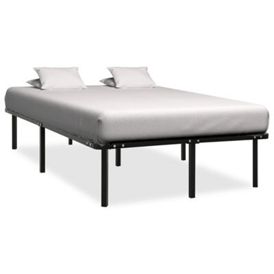 Berkfield Bed Frame Black Metal 180X200 Cm 6Ft Super King - image 1