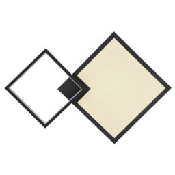 Luminosa Lighting Luminosa Jacky 60X41Cm Integrated Led Semi Flush Ceiling Light Matt Black 2X Led Dimmable 2700-6500K Remote Control - thumbnail 4