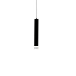 Milagro Carbon Black Led Pendant Lamp 3X5W Eye Catching Contemporary Cylindrical Lights With Built In Low Consumption Light Source - thumbnail 3