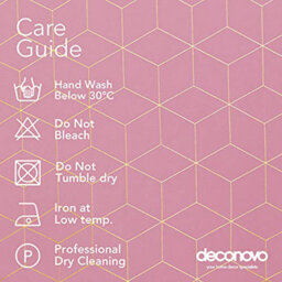 Deconovo Blackout Curtains, Energy Saving Eyelet Curtains, Gold Diamond Printed Curtains For Bedroom, 52 X 84 Inch, Pink, One Pair - thumbnail 6