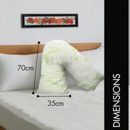 istyle mode V Shape Memory Foam Bamboo Pillow - thumbnail 3