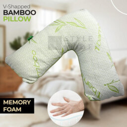 istyle mode V Shape Memory Foam Bamboo Pillow - thumbnail 6