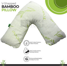 istyle mode V Shape Memory Foam Bamboo Pillow - thumbnail 2