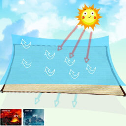 Beige 200X600Cm Rectangular Shade Sail Uv Resistant With Eyelets - thumbnail 5