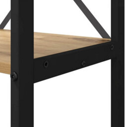 Berkfield Modern Bookcase Artisan Oak 60 X 30 X 118 Cm Engineered Wood - thumbnail 8