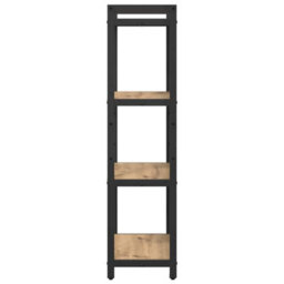 Berkfield Modern Bookcase Artisan Oak 60 X 30 X 118 Cm Engineered Wood - thumbnail 6