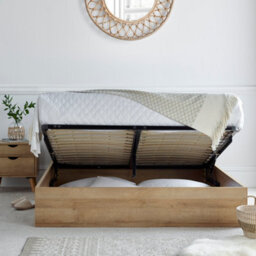 Molle Wooden Ottoman Storage Bed Frame - Double 4Ft6 - thumbnail 2