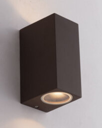 Luminosa Lighting Luminosa Qubo Outdoor 2 Light Up Down Light Corten, Ip54 15.1X9.3X6.7Cm - thumbnail 3