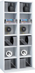 Vcm Wood Cd Dvd Stand Shelf Cabinet Milano