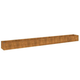 Berkfield Durable Garden Raised Bed 482X50X36 Cm Corten Steel - thumbnail 1