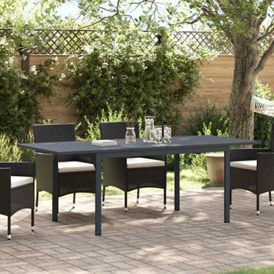 Berkfield Extension Table 2 Pcs Anthracite 210 X 90 X 73 Cm Steel - image 1