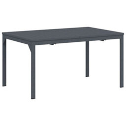 Berkfield Extension Table 2 Pcs Anthracite 210 X 90 X 73 Cm Steel - thumbnail 2