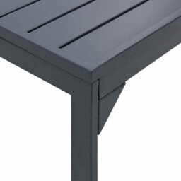 Berkfield Extension Table 2 Pcs Anthracite 210 X 90 X 73 Cm Steel - thumbnail 8