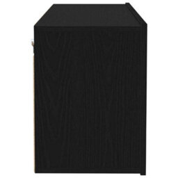 Walplus Tv Cabinet Black Oak 100 X 30 X 41 Cm Engineered Wood - thumbnail 7