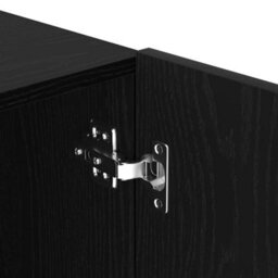 Walplus Tv Cabinet Black Oak 100 X 30 X 41 Cm Engineered Wood - thumbnail 9