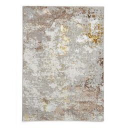 Beige Gold Abstract 8mm Thick Stain-Resistant Rug For Bedroom, Dining Room, Easy To Clean Modern Area Rug-120Cm X 170Cm - thumbnail 9