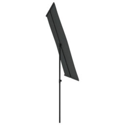 Berkfield Outdoor Parasol With Aluminium Pole 2X1.5 M Anthracite - thumbnail 4