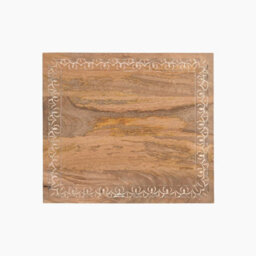 Furniturebox Uk Lima White Oak Effect Wood Carved Bedside Table - thumbnail 7