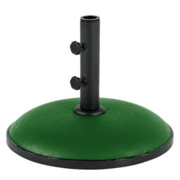 Crystals Round Umbrella Parasol Base Stand Heavy Duty 11Kg Concrete Patio Outdoor Garden Green